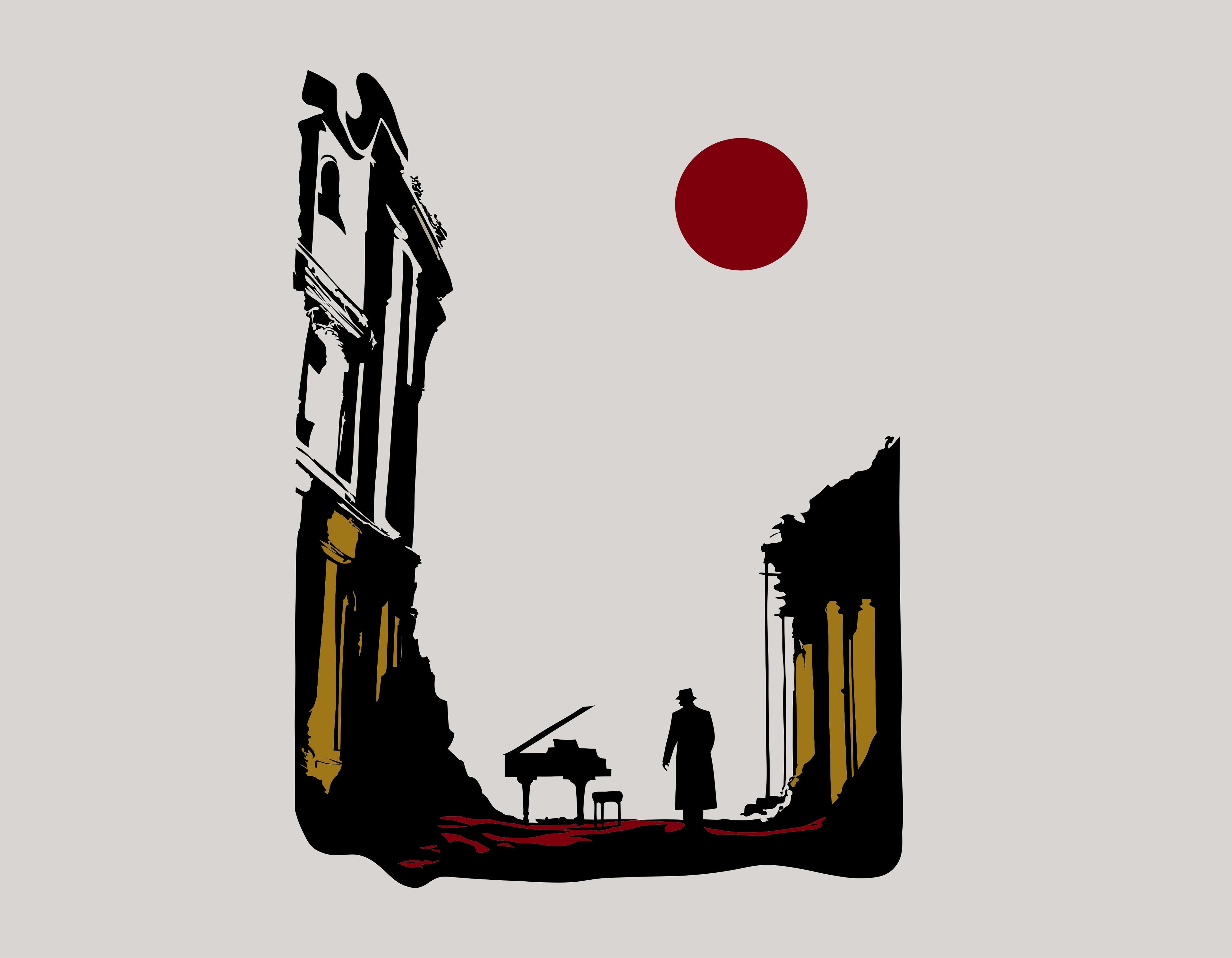 Notes in the Silence – A Luxury T-Shirt Inspired by The Pianist - SomaPsychos